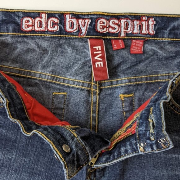 EDC by Esprit Low Rise FIVE Straight cut Jeans Size 8 - Picture 8 of 16